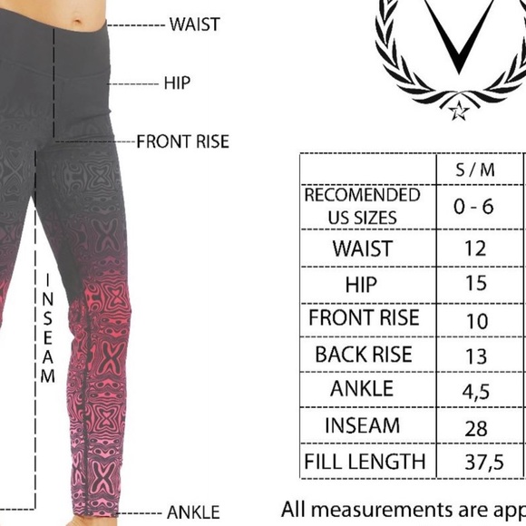 NWT Ombré Leggings | S/M - Picture 7 of 7